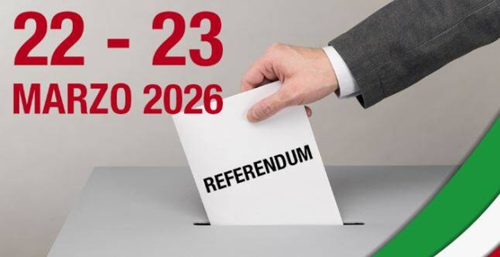 In occasione del Referendum Costituzionale del 22 e 23 marzo 2026 l'Ufficio Elettorale osserverà i seguenti orari:...